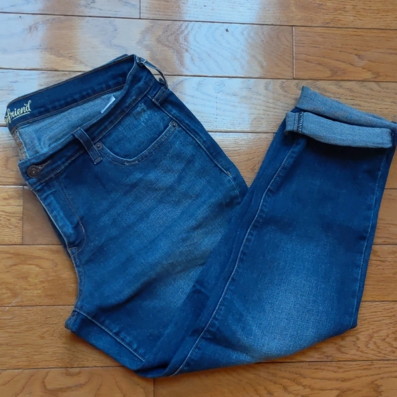 old navy boyfriend capris